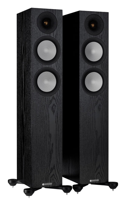 Monitor Audio Silver 200 7G Black Oak Floorstanding Speakers