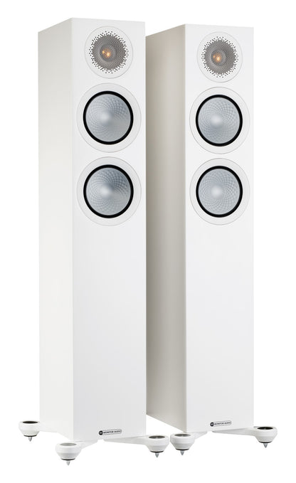Monitor Audio Silver 200 7G Satin White Floorstanding Speakers