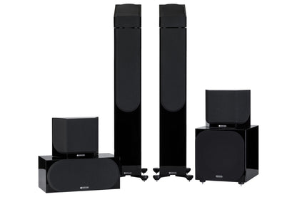 Monitor Audio Silver 300 7G Dolby Atmos 7.1.2 Package - High Gloss Black