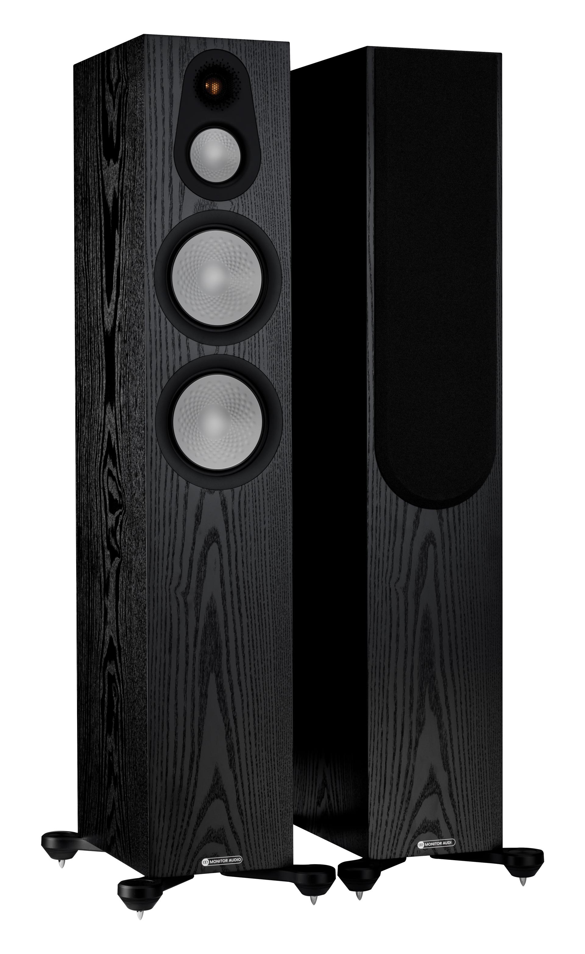 Monitor Audio Silver 300 7G Black Oak Floorstanding Speakers