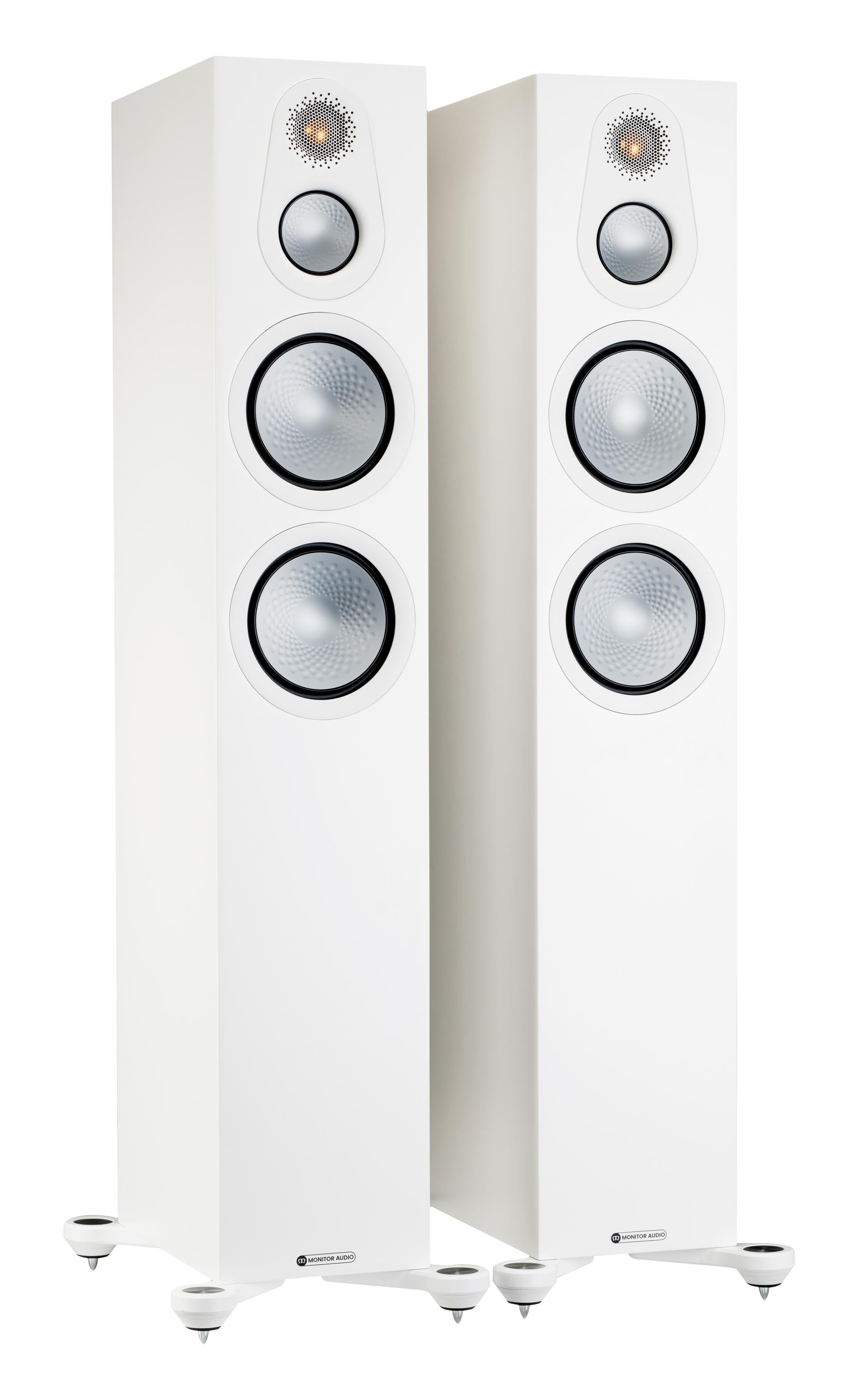 Monitor Audio Silver 300 7G Satin White Floorstanding Speakers