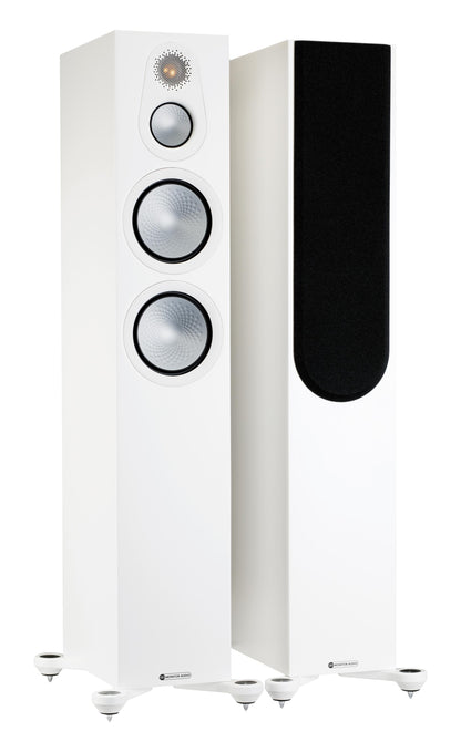 Monitor Audio Silver 300 7G Satin White Floorstanding Speakers