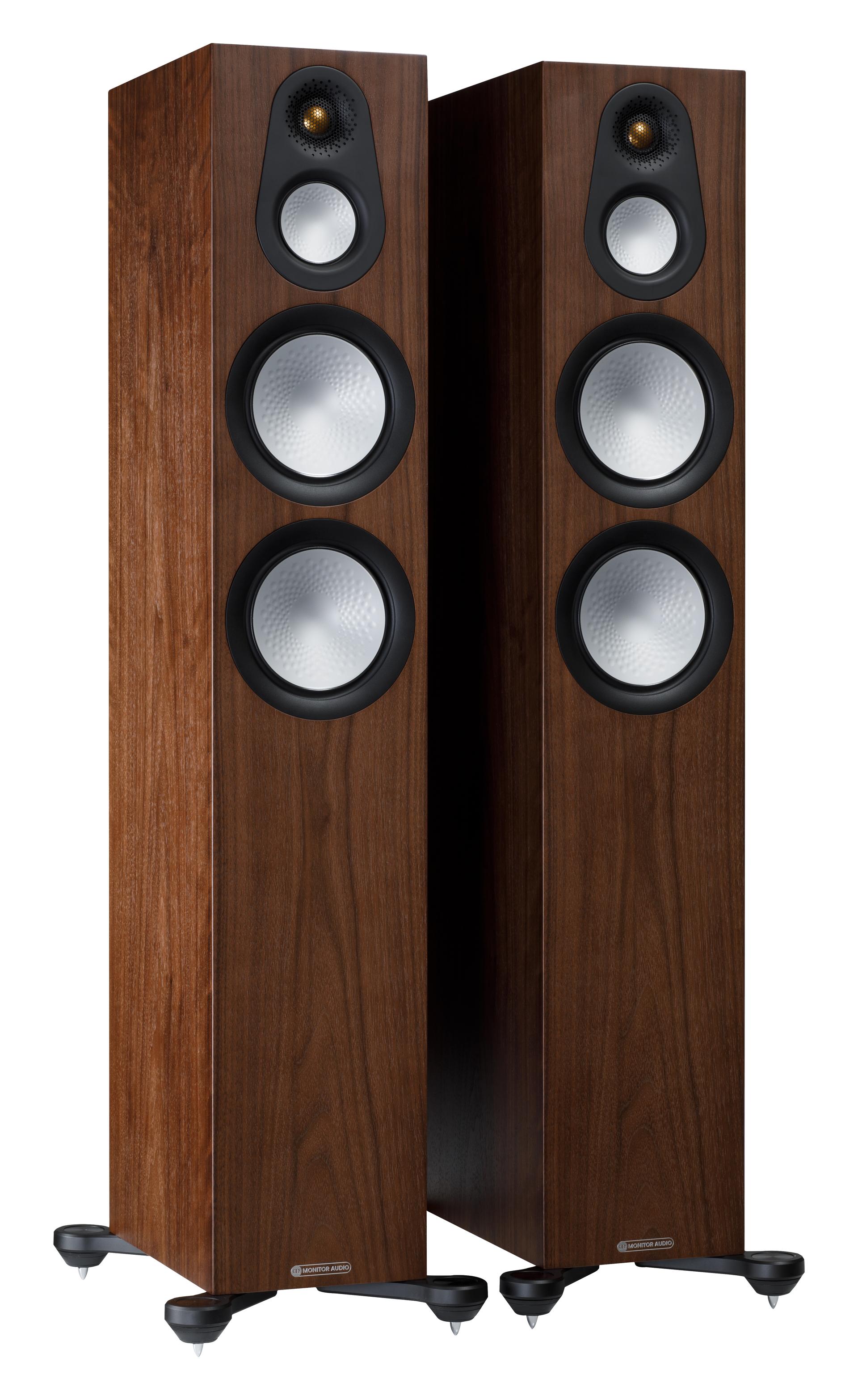 Monitor Audio Silver 300 7G Walnut Floorstanding Speakers