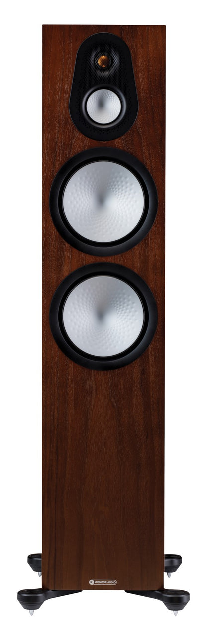 Monitor Audio Silver 500 7G Walnut Floorstanding Speakers