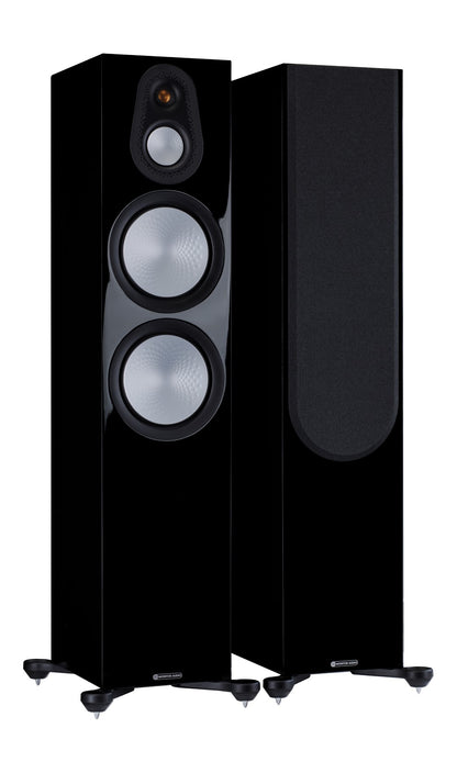 Monitor Audio Silver 500 7G Gloss Black Floorstanding Speakers