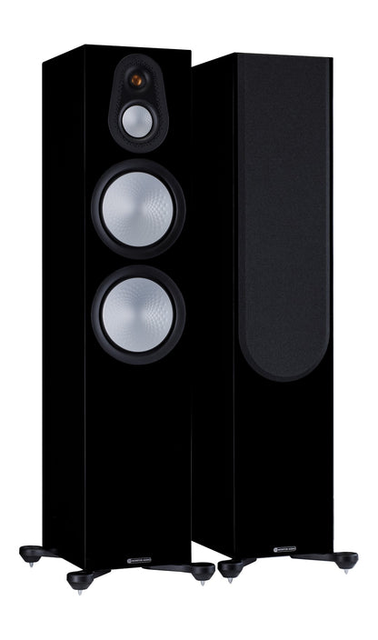 Monitor Audio Silver 500 7G Gloss Black Floorstanding Speakers