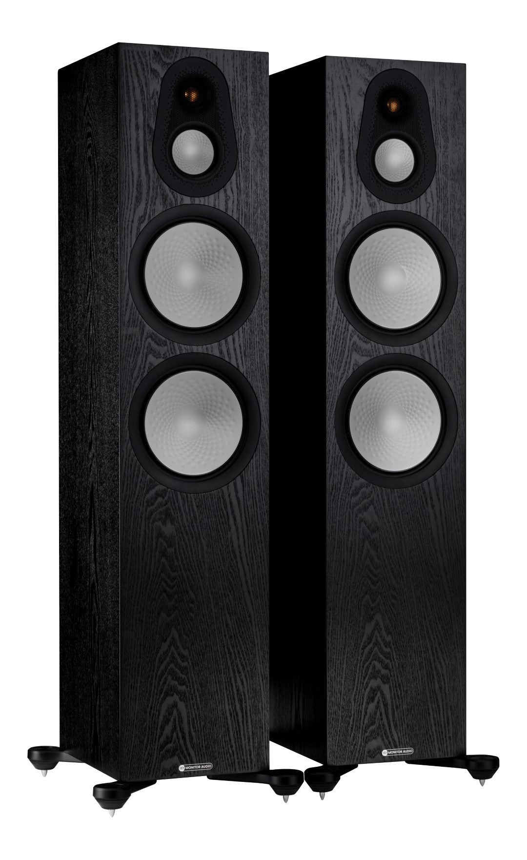 Monitor Audio Silver 500 7G Black Oak Floorstanding Speakers