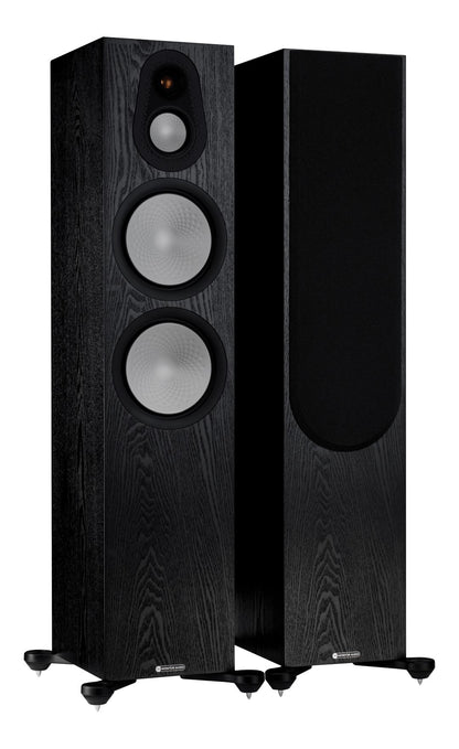 Monitor Audio Silver 500 7G Black Oak Floorstanding Speakers