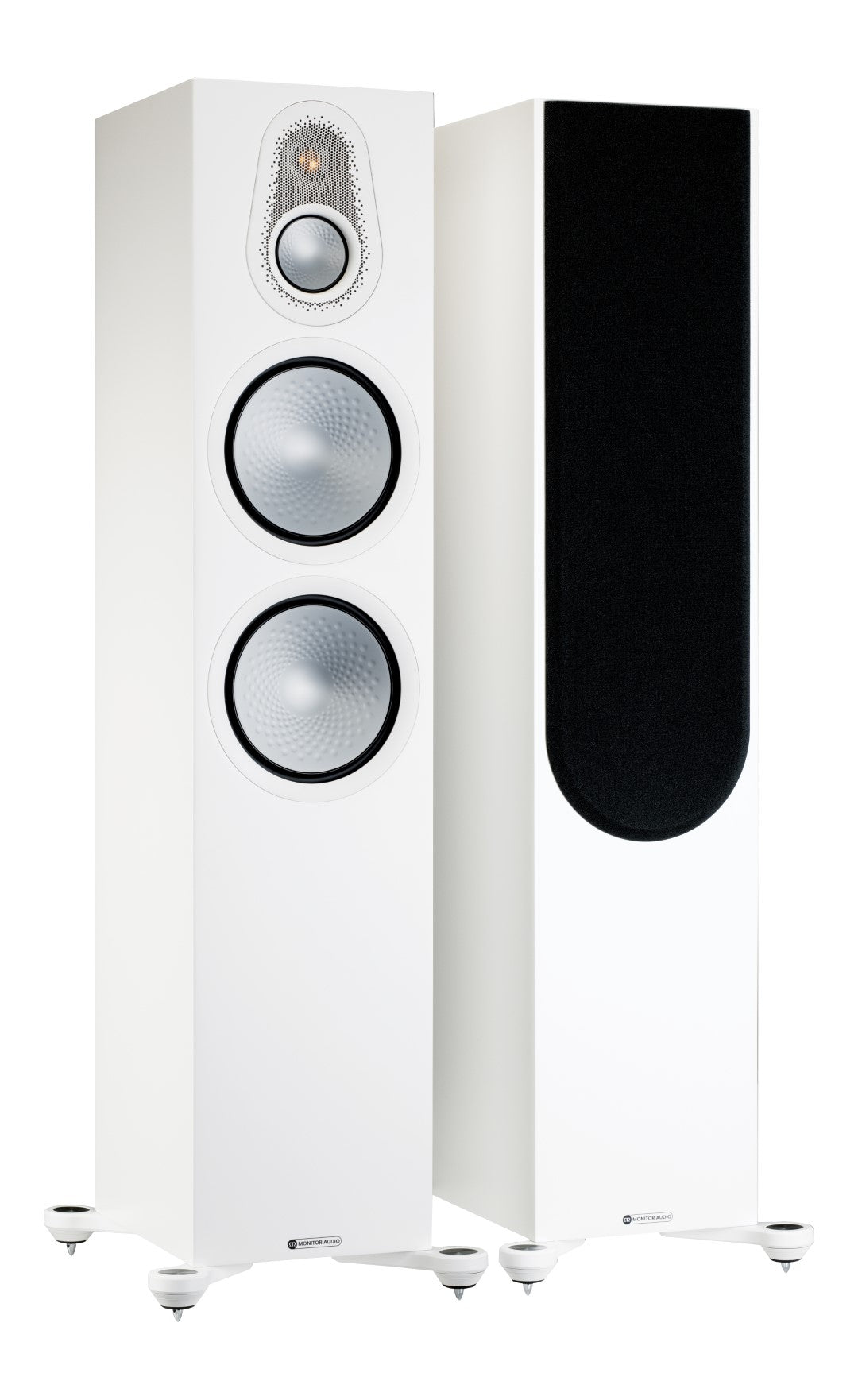 Monitor Audio Silver 500 7G Satin White Floorstanding Speakers