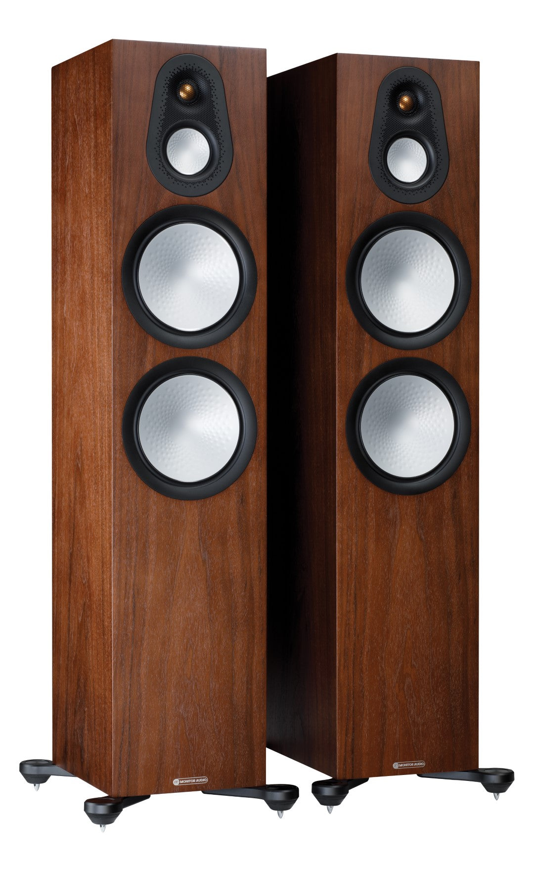 Monitor Audio Silver 500 7G Walnut Floorstanding Speakers