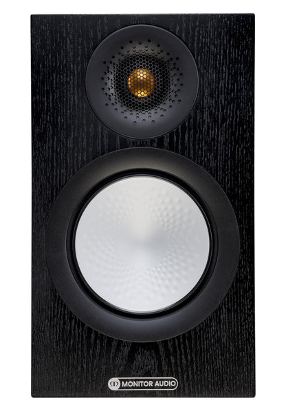 Monitor Audio Silver 50 7G Black Oak Bookshelf Speakers