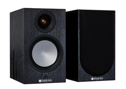 Monitor Audio Silver 50 7G Black Oak Bookshelf Speakers