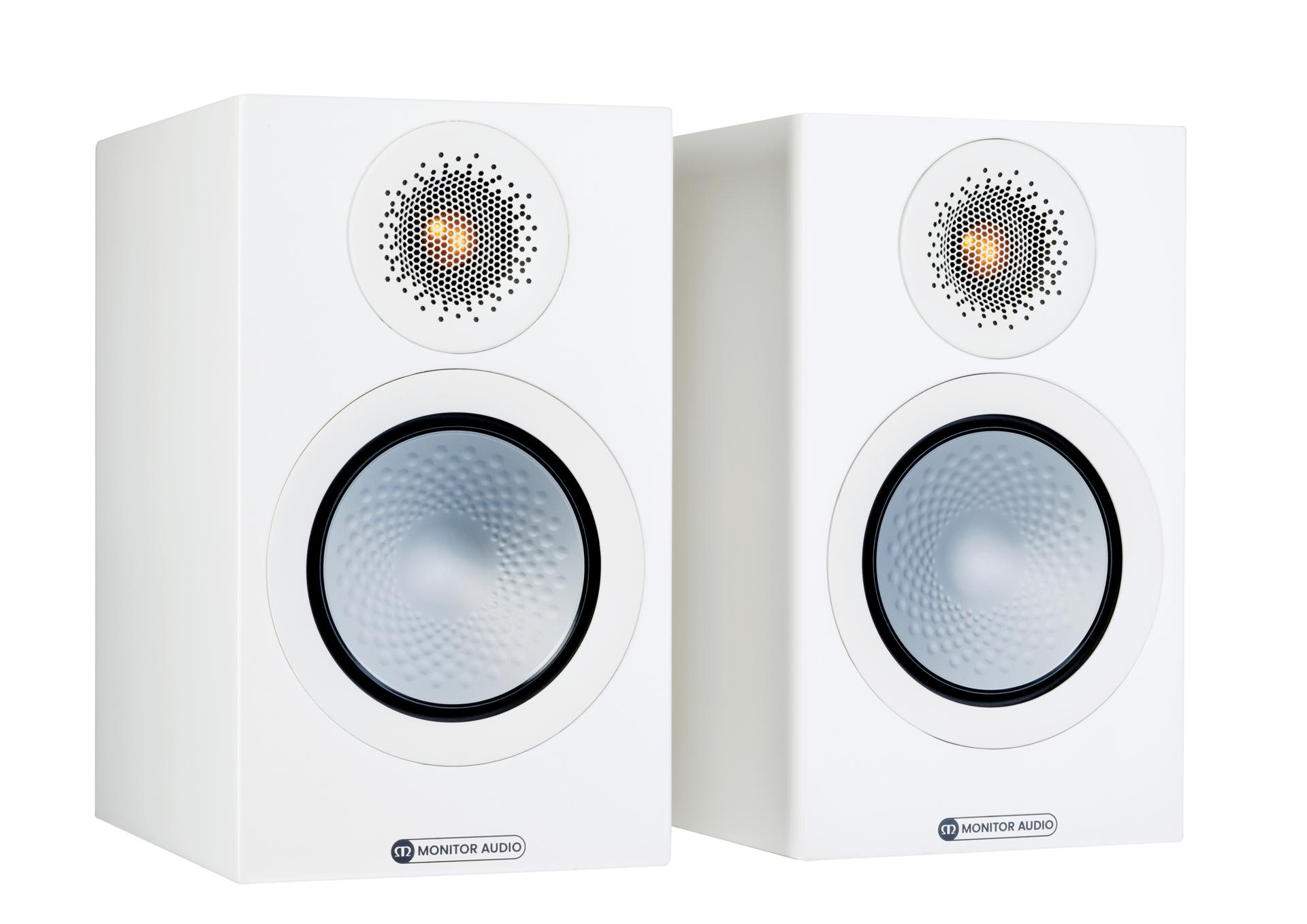 Monitor Audio Silver 50 7G Satin White Bookshelf Speakers