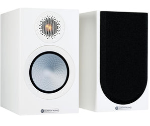 Monitor Audio Silver 50 7G Satin White Bookshelf Speakers