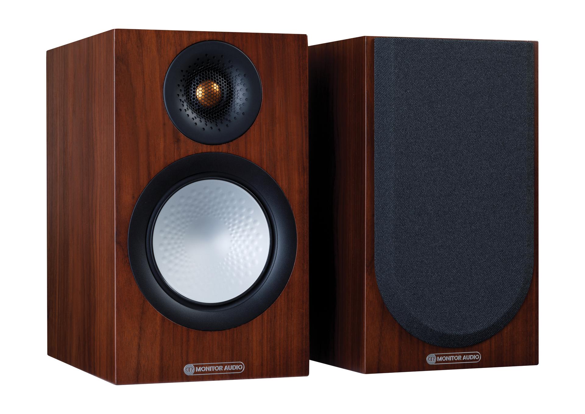 Monitor Audio Silver 50 7G Walnut Bookshelf Speakers