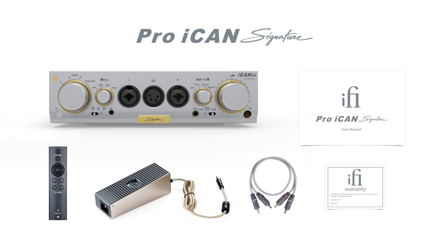 iFi Audio Pro iCAN Signature Headphone Amplifier