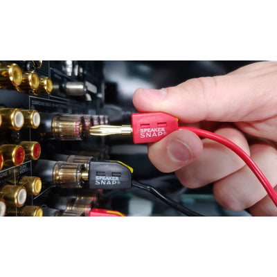 Speaker Snap Banana Plugs - 4 Pairs