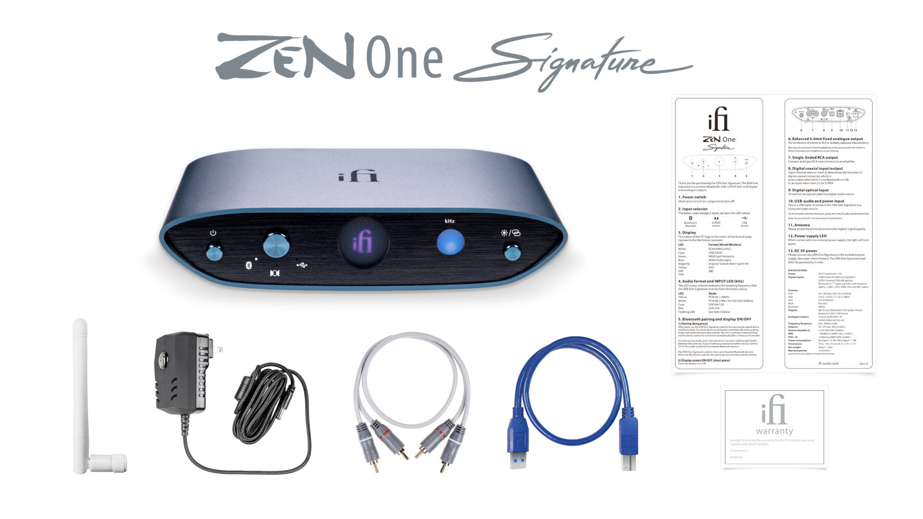 iFi Audio ZEN One Signature - Bluetooth/USB/Optical DAC