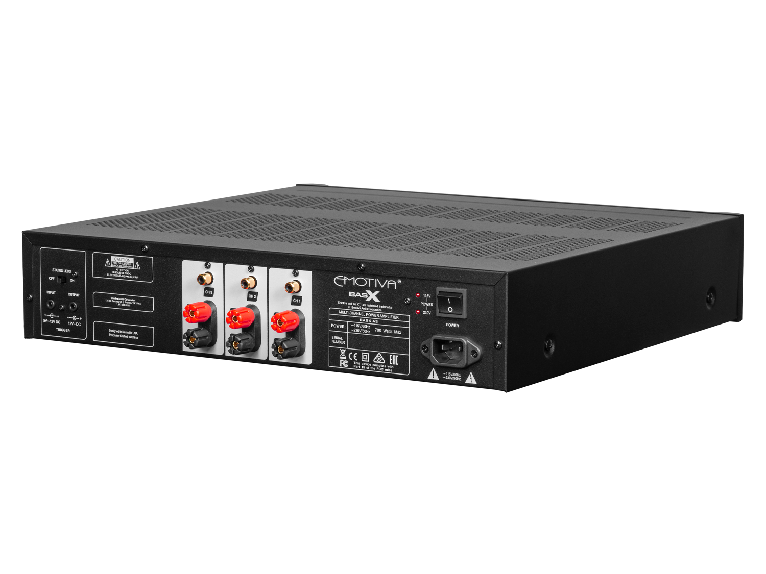 Emotiva BasX A3 3 Channel Power Amplifier