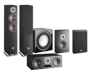 DALI Oberon 5 - 5.1 Package with E9-F Subwoofer and on-wall speakers