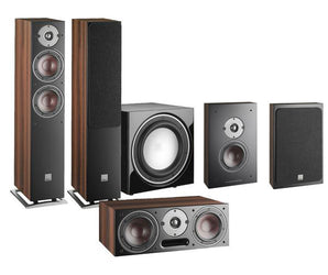 DALI Oberon 5 - 5.1 Package with E9-F Subwoofer and on-wall speakers