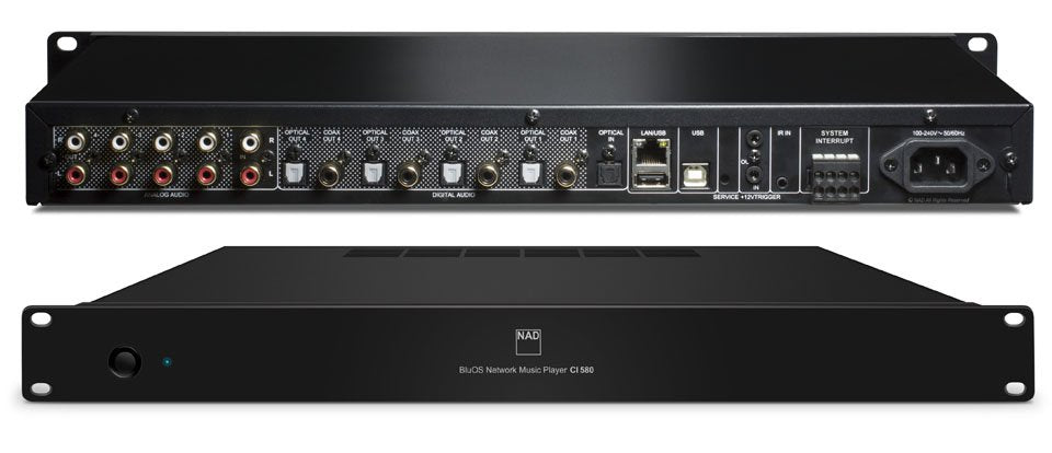 NAD CI 580 V2 - 4 zone BluOS streamer