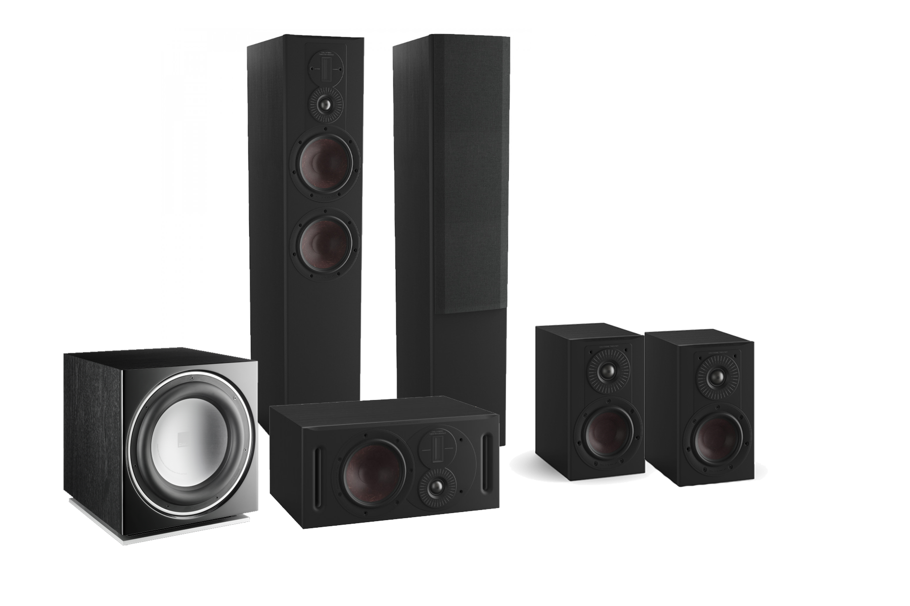 DALI Opticon 6 MK2 5.1 speaker package with E-12F subwoofer