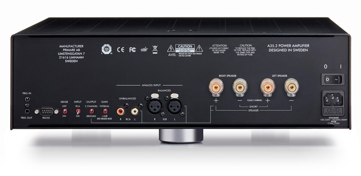 Primare A35.2 Black Power Amplifier