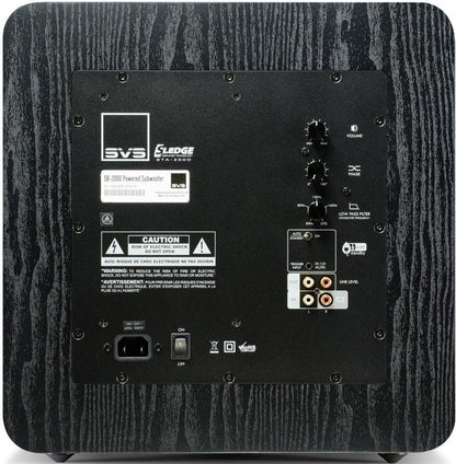 SVS SB2000 Subwoofer - Black Ash