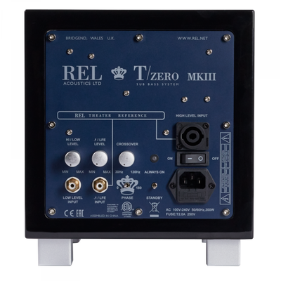REL Tzero MKIII Subwoofer - Gloss Black