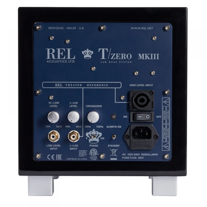 REL Tzero MKIII Subwoofer - Gloss Black